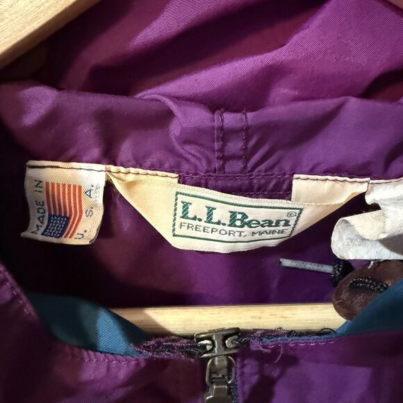 Vintage LL Bean Anorak Aztec Pattern Pullover Parka Southwestern Print Unisex XL - Picture 6 of 12